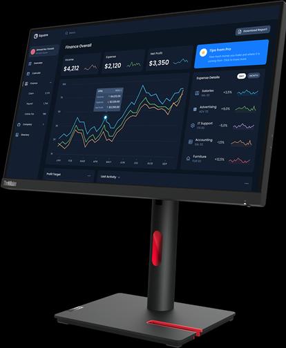 Actual product image Lenovo T23i-30 23inch FHD HDMI DP VGA (1920 x 1080 pixels, 23")