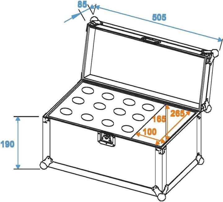 Immagine prodotto Roadinger 30109895 Custodia per microfono (L x P x A) 325 x 510 x 310 mm (Accessori)