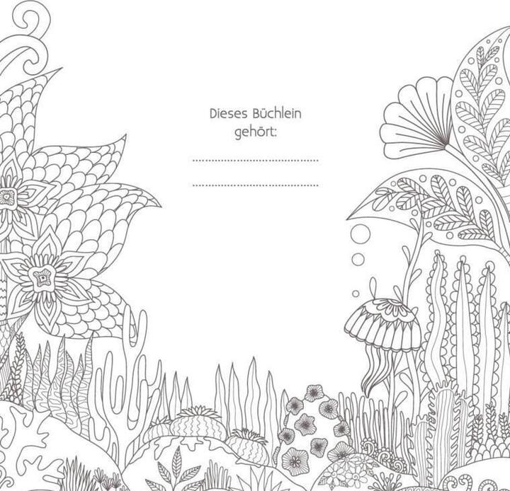 Actual product image Inspiration sounds of the sea | 50 underwater motifs to colour in, dream and relax