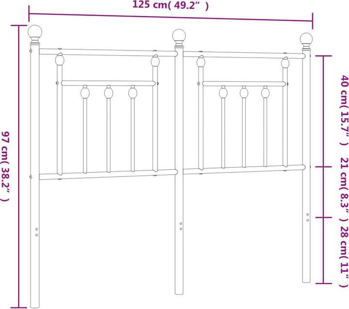 Image du produit VidaXL Paola (125 x 3 x 97 cm)