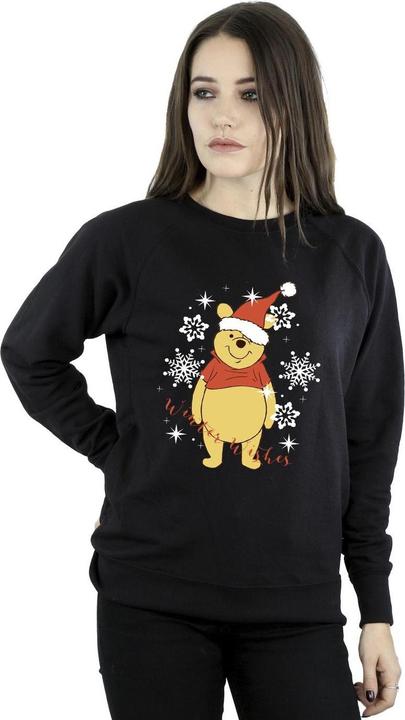 Actual product image Disney Womens/Ladies Winnie The Pooh Winter Wishes Sweatshirt (L)