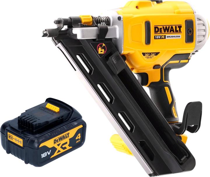 Image du produit DeWalt DCN 692 N Cloueur à bande sans fil 18 V 50 - 90 mm Brushless + 1x batterie 4,0 Ah - sans chargeur