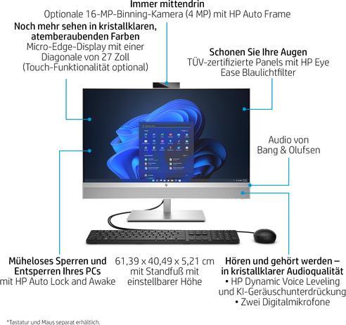 Produktbild HP EliteOne 870 G9 (Intel Core i5-14500, 16 GB, 512 GB)