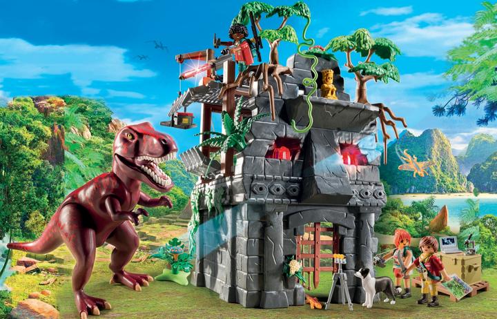 Produktbild Playmobil Basecamp mit T-Rex (9429)