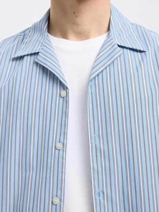 Produktbild Selected Homme Streifen Kurzarmhemd (XL)