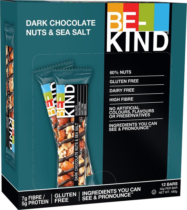 Be-Kind Dark Chocolate Nuts & Sea Salt (480 g)