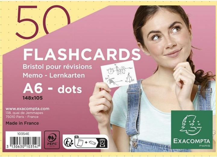 Exacompta Karteikarten (148 x 105 mm, 205 g/m², 50 x)