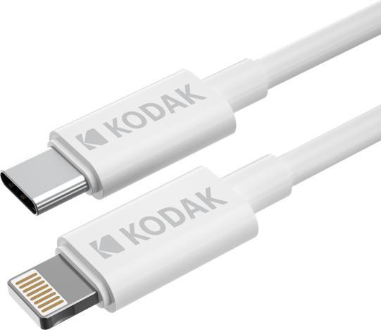 Kodak cable usb 1m usb c lightning blanco (1 m)
