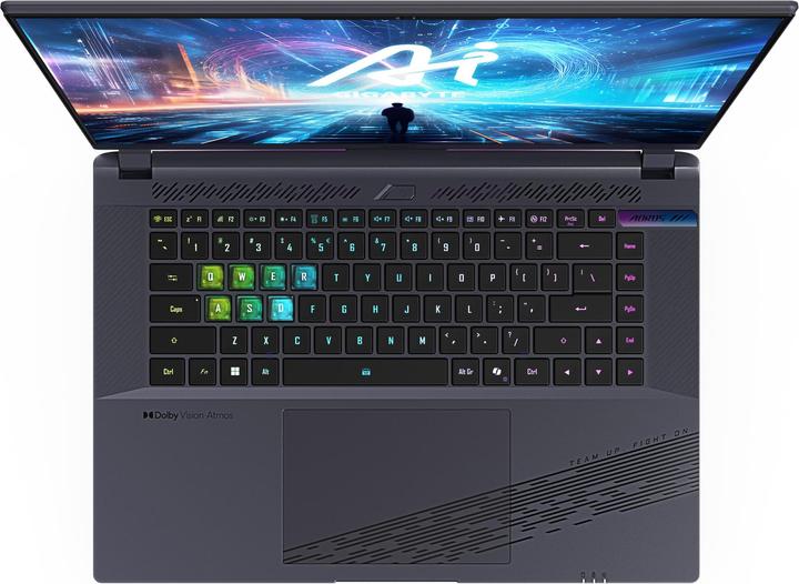 Actual product image Gigabyte Aorus 16X (16", Intel Core i9-14900HX, 32 GB, 2000 GB, DE)