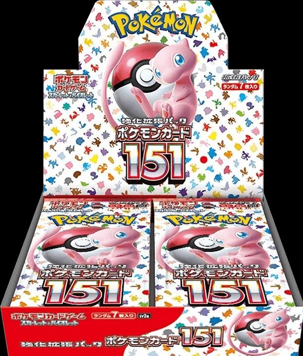 Actual product image Pokémon Scarlet & Violet - 151 (Japanese, Booster display)