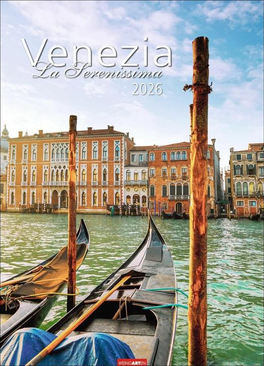 Produktbild Venezia Kalender 2026 - La Serenissima (49 x 68 cm, Harter Einband, Deutsch, Englisch)