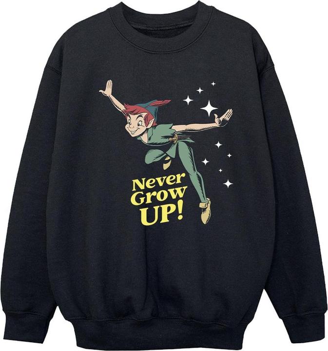 Disney Peter Pan Never Grow Up Sweatshirt Mädchen (116)