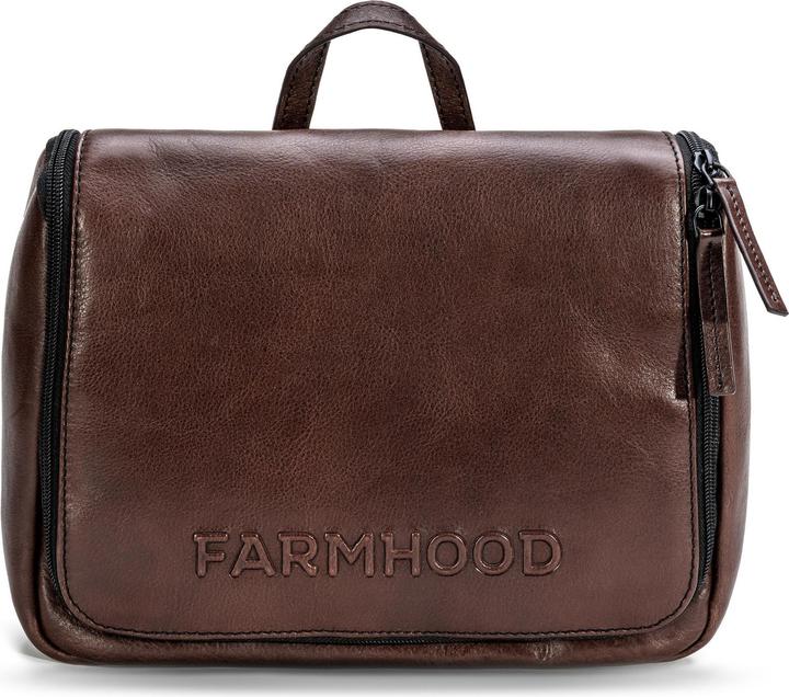 Farmhood Memphis Kulturbeutel Leder 27 cm (6 l)