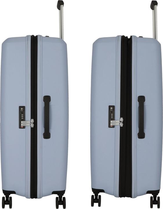 Immagine prodotto American Tourister Valigia da viaggio Aerostep 101.5 L, Grigio Soho (101.50 l, XL (da 115l))