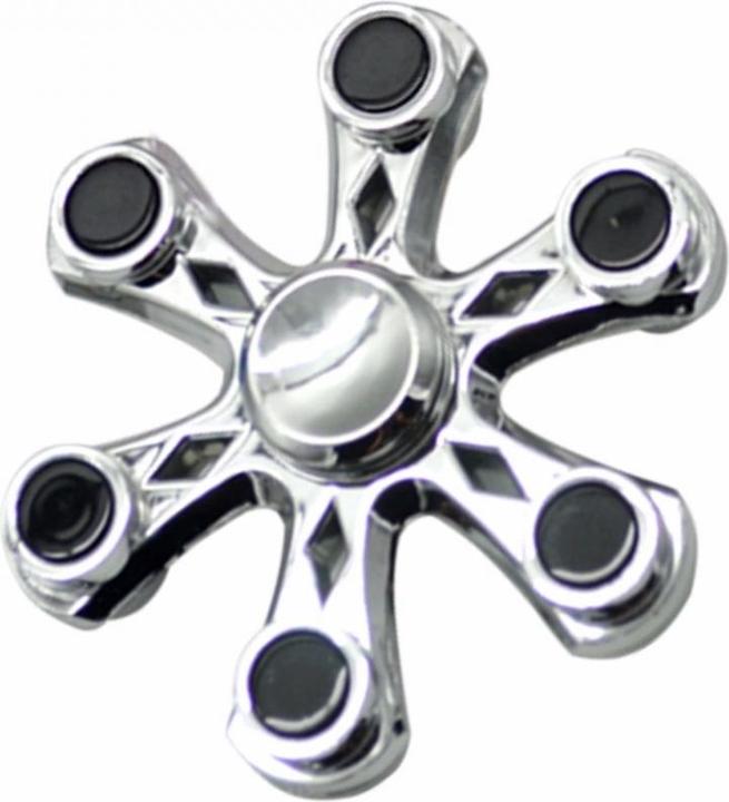 Actual product image FidgetSpinner Six Star Flower Power Fidget Spinner