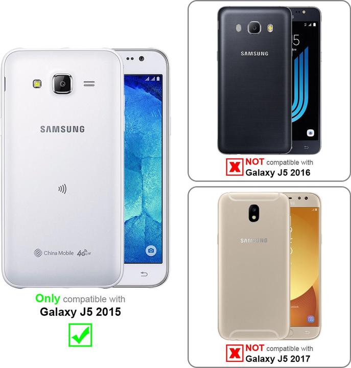 Actual product image Cadorabo Flip like Invisible Cover (Samsung Galaxy J5 (2015))