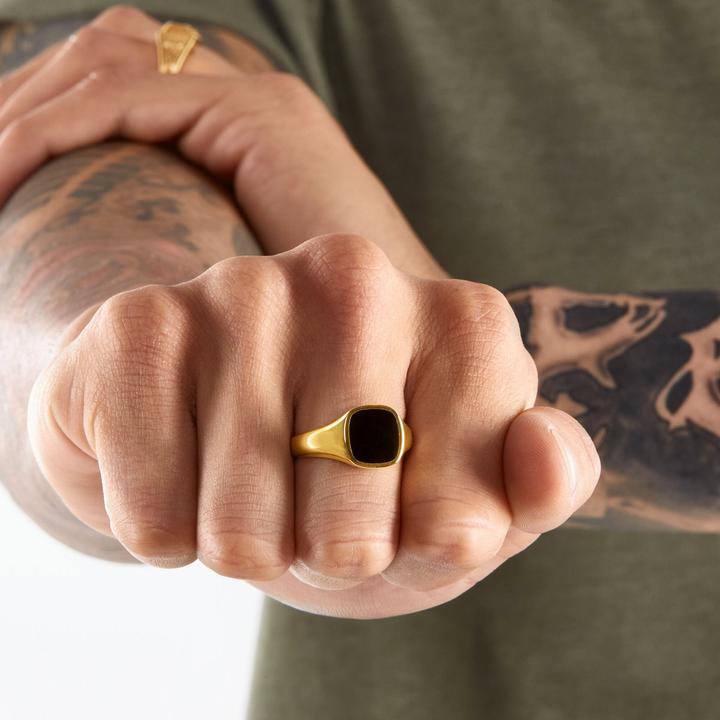 Immagine prodotto Thomas Sabo Anello classico in oro nero (60, 925 Argento)