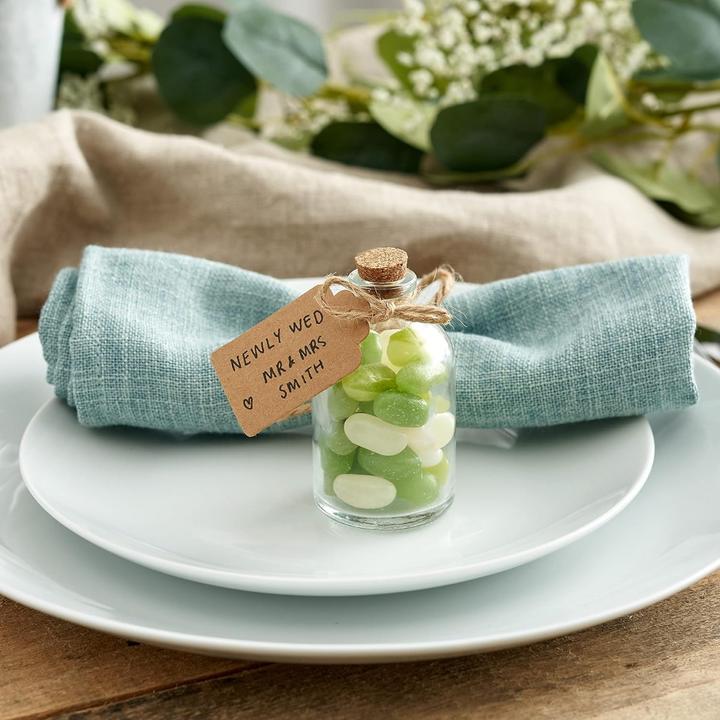 Actual product image The twiddlers Glass bottle with cork stopper (Ø 4 x 8 cm)