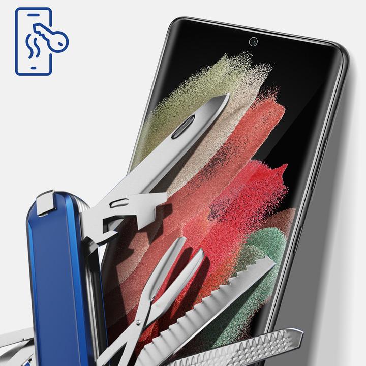 Actual product image 3MK SilverProtection+ screen protector, screen protector film (1 Piece, Samsung Galaxy S21 Ultra 5G)