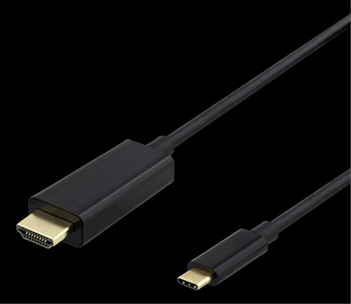 Produktbild Deltaco USB-C to HDMI cable, 2m, 4K@60Hz, black (2 m, USB)