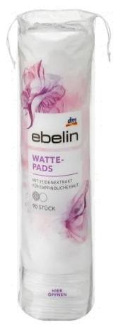 Produktbild dm ebelin Wattepads mit Seidenextrakt