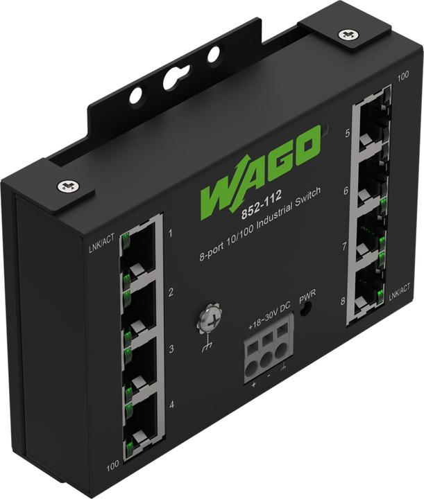 Actual product image Wago Industrial Ethernet Switch ECO 8 Port (8 Ports)