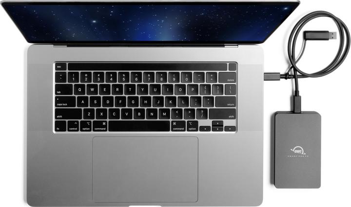Productafbeelding OWC 2TB Envoy Pro FX Thunderbolt 3+ USB-C draagbare NVMe SSD - Solid State Disk - NVM (2000 GB)
