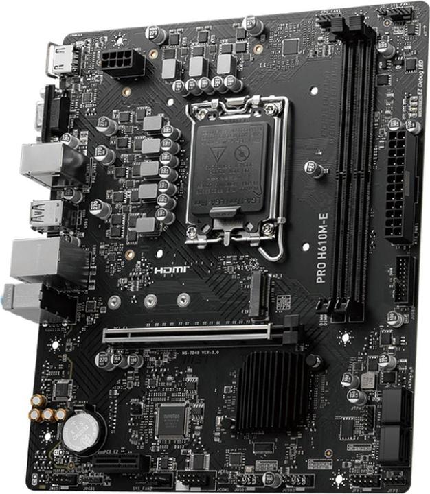 Image du produit MSI PRO H610M-E (LGA 1700, Intel H610, mATX)