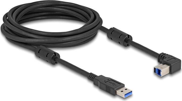 Image du produit Delock Câble USB 5 Gbps type A mâle vers type B mâle 90° o (5 m, USB 3.2 Gen 1)