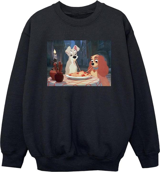 Disney Lady And The Tramp Spaghetti Photo Sweatshirt Jungen