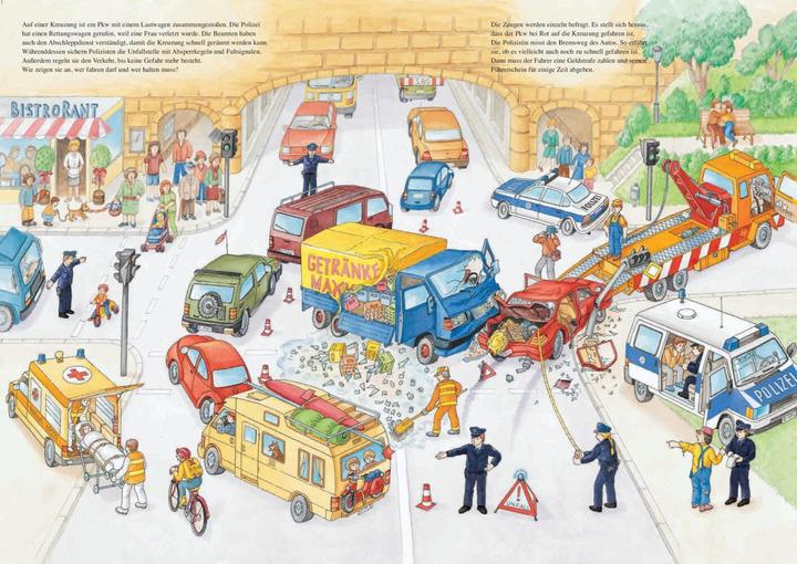 Immagine prodotto Wimmelbuch Polizei für Kinder ab 3 Jahren (Tedesco, Uwe, Mugnaio, 2021)