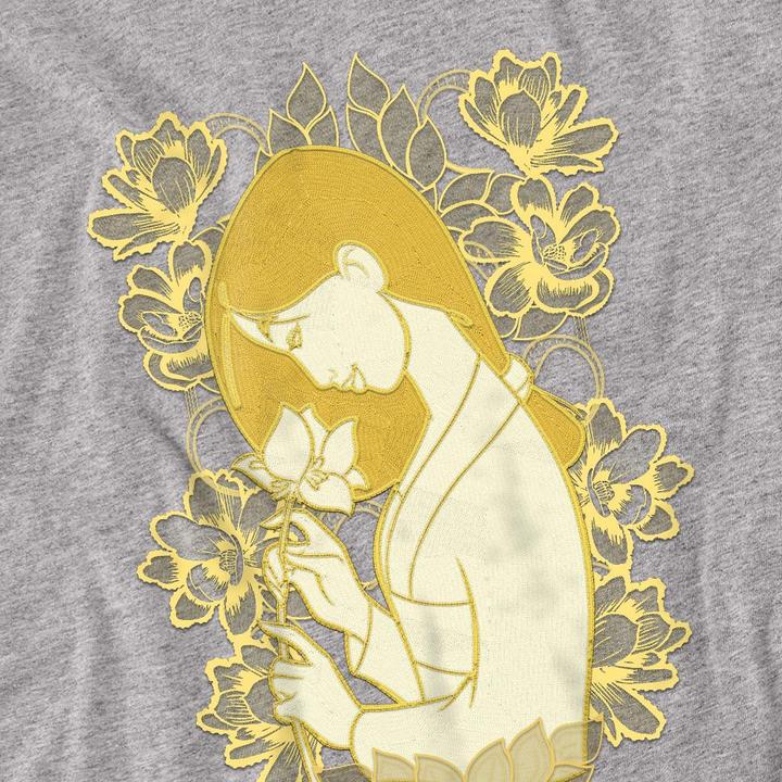 Actual product image Mulan Unisex Adult Golden Garden T-Shirt (S)
