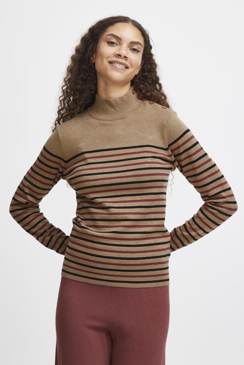 Produktbild B.young pullover mit knopfleiste, damen mmorla 2 (XL)