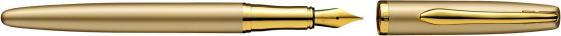 Actual product image Pelikan Fountain Pen Jazz Noble Elegance P36 Gold Yellow Folding Box (Blue, 1 x)