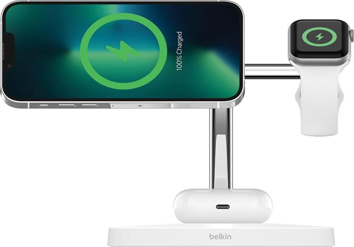 Produktbild Belkin BoostCharge Pro 3-in-1 Ladegerät mit MagSafe (15 W)