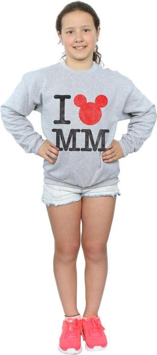 Immagine prodotto Disney Mickey Mouse I Love Mickey Felpa Ragazze (128)