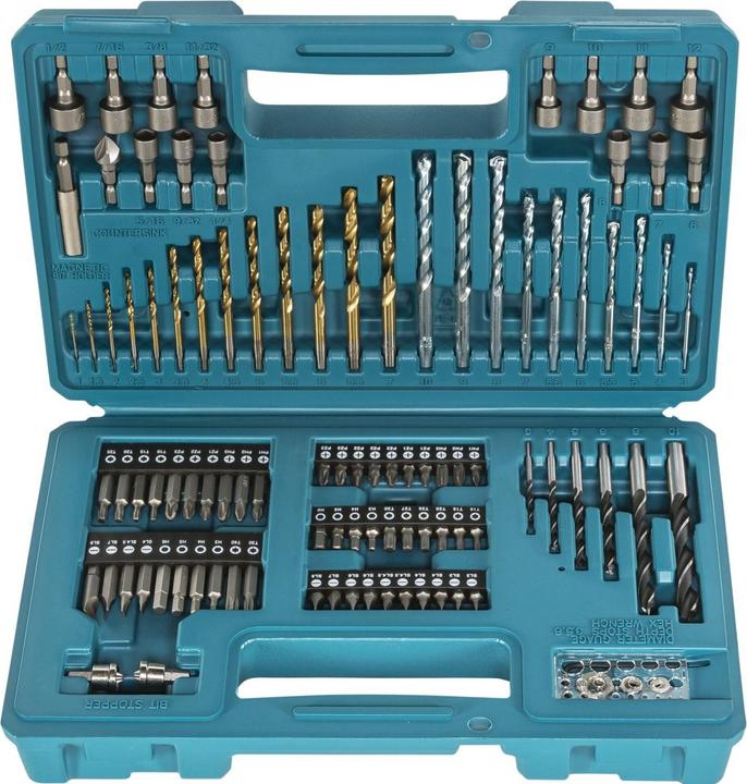 Productafbeelding Makita Bits Boorset 102 stuks ( B-68432 ) Bits / Boor / Dopsleutel (1, 1.5, 2, 2.5, 3, 3.5, 4, 4.5, 5, 5.5, 6, 6.5, 7 mm)
