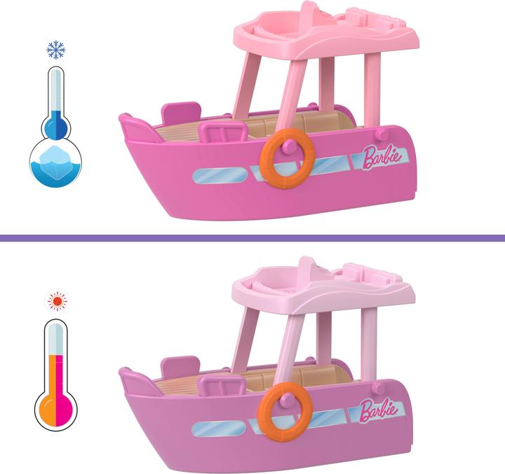Produktbild Barbie Mini BarbieLand Traumboot mit Puppe