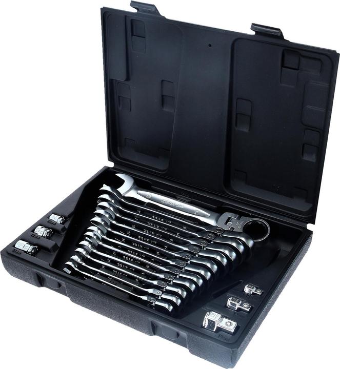 Produktbild KS Tools GEARplus® Gelenk-Ratschenringmaulschlüssel-Satz 50 (19 mm)