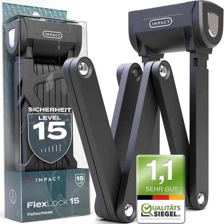 Immagine prodotto Impact Bike Accessories Blocco pieghevole FlexLock 15 (110 cm)