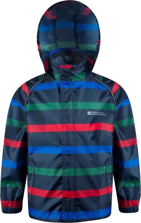 Immagine prodotto Mountain Warehouse Giacca Impermeabile Strisce a Contrasto Bambini (104)