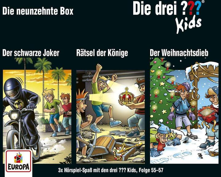 Produktbild Die drei??? Kids 19. /3er Box Folgen 55 - 57 (3 AudioCDs) (Deutsch)