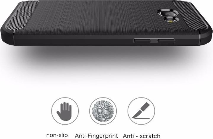 Actual product image Screenguard Samsung Galaxy A5 2017 Cover Carbon Brushed Soft TPU (Samsung Galaxy A5 (2017))