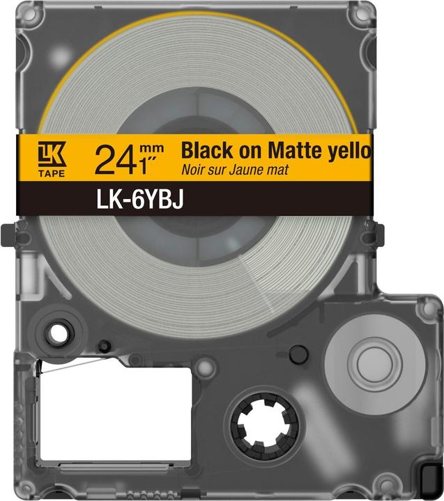 Produktbild Epson Matte Yellow/Black 24mm LK-6YBJ (2.40 cm, Gelb)
