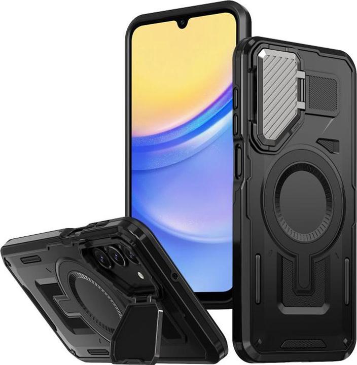 Actual product image Techsuit - CamVault MagSafe - Samsung Galaxy A15 4G / A15 5G - Black (Samsung Galaxy A15 5G, Samsung Galaxy A15)