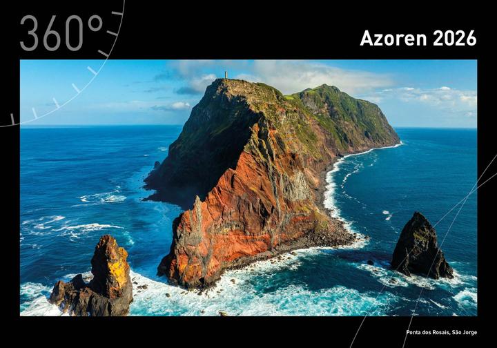 Produktbild Azoren Premiumkalender 2026 (50 x 35 cm, Harter Einband, Deutsch)