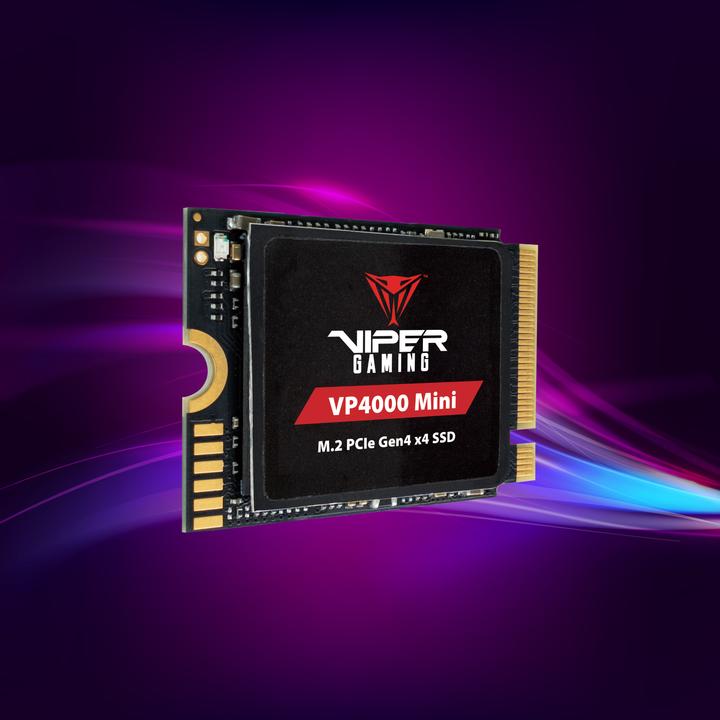 Produktbild Patriot SSD 1TB M.2 Viper Mini VP4000 Gen4 x4 5000/3500 (1000 GB, M.2 2230)