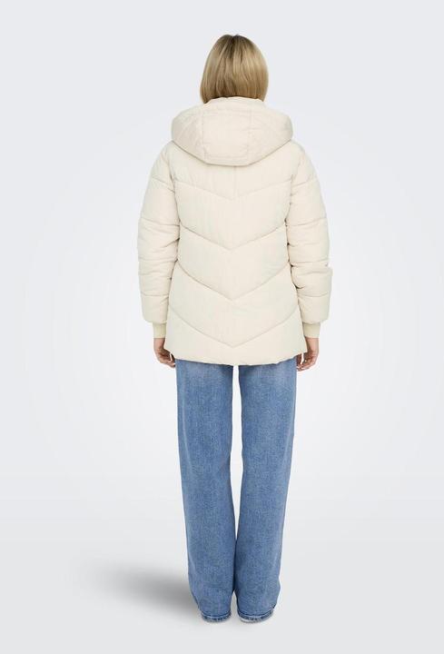 Actual product image Only Hooded quilted jacket Quilted coat (L)