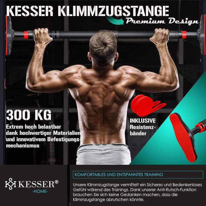 Actual product image Kesser Klimmzugstange Türrahmen, verstellbar & rutschfest