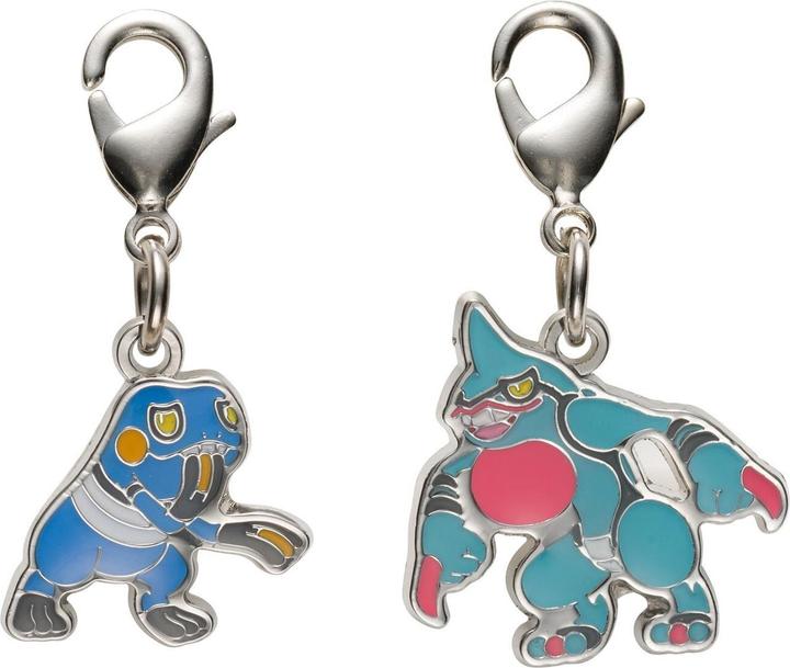 Pokémon Pokemon Center - Croagunk, Toxicroak Schlüsselanhänger - 2 Stück